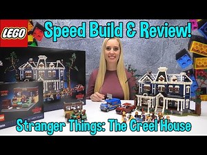 NEW LEGO® Stranger Things: The Creel House! | Speed Build & Review! | Set #11370