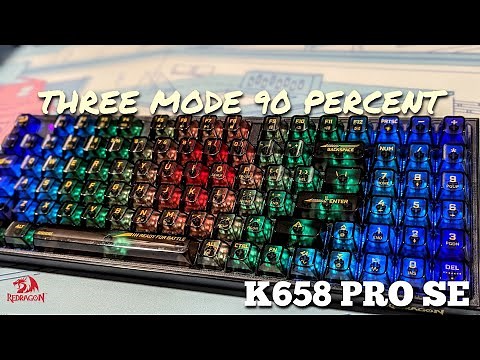 Redragon Irelia K658 PRO SE: Review and Sound Test of this three mode 90% #mechanicalkeyboard