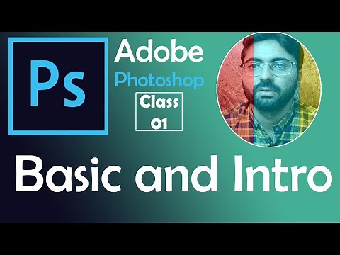 How to use Adobe Photoshop in Urdu - Class 1