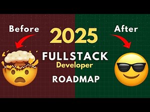 📢Here's How I'd Plan My Roadmap to Become a FULL STACK Developer in 2025!