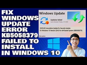 How To Fix Windows Update KB5058379 Failed To Install in Windows 10