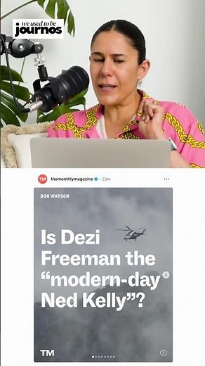 Desi Freeman: the modern Ned Kelly?