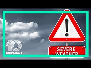 Live radar for strong thunderstorm passing through Tampa Bay area