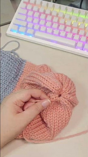 Easy Sentro Knitting Machine Beanie #sentroknittingmachine #sentro #knitting #knittingpattern #knit