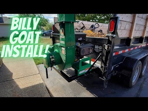 How To Mount A Debris Loader On A Dump Trailer #billygoat