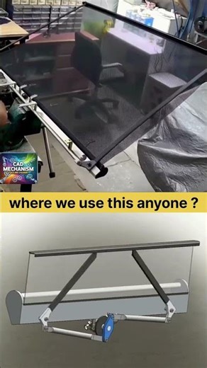 Retractable Sun Shade Mechanism 3D CAD Canopy Design Animation#sunshade#canopy#mechanicalengineering