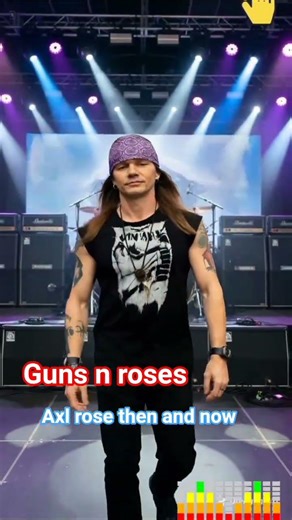 gun's n Roses "Axl rose then and now"#rock #musica #music #gunsnroses #axlrose