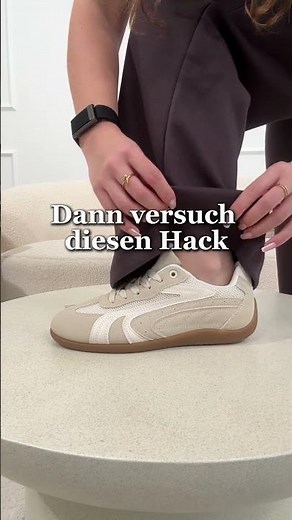 Dieser Hack rettet zu lange Hosen 👀