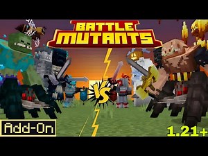 Battle Mutants Addon (1.21) – MCPE/Bedrock Mod