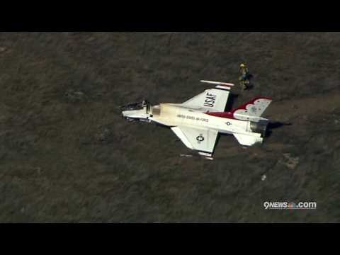 Air Force Thunderbird jet crashes after USAFA graduation ceremony
