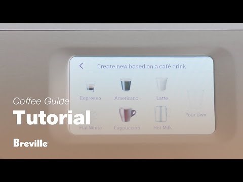 The Oracle® Touch | How to customize your drink selection | Breville USA