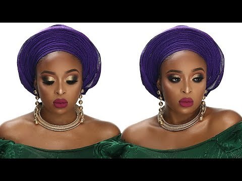 NIGERIAN TRADITIONAL BRIDAL/WEDDING MAKEUP TUTORIAL
