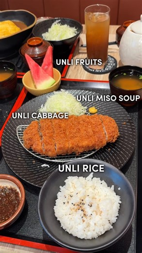 Dayanara Alviar Vlogs on Instagram: "Yabu Antipolo | Yabu Menu | Yabu Robinsons Antipolo Katsu with Unli Cabbage, Miso Soup, Fruits and Rice‼️ 📌 Yabu House of Katsu #foodvlog #yabu #antipolo #antipolofoodtrip #unlirice #trending"