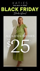 Katies Black Friday Sale is here, and ALL Katies dresses are now just $25*. Perfect styles, perfect price🖤 | Katies Fashion