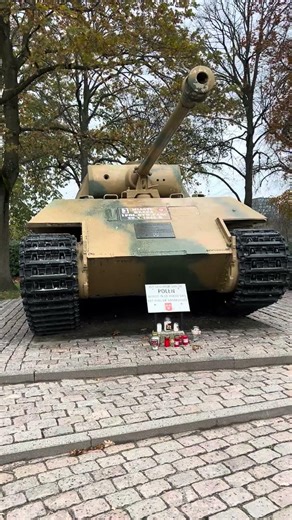 German Panther Tank On Display in Breda
