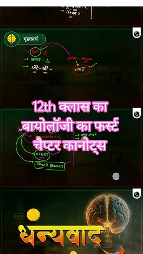 12th class ka biology ka first chapter ka notes # 💪💯✅