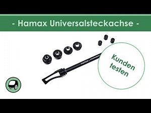 Hamax Universal Steckachse für Kinderfahrradanhänger