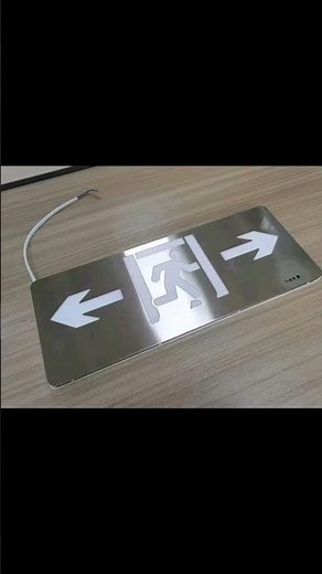 Emergency signage is typically used to indicate safety or escape #emergencylights