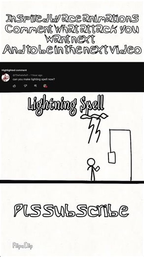 LIGHTNING SPELL 21/30 #Animation #Flipaclip #Loop