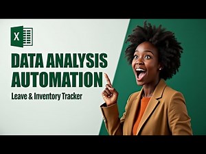 Leave & Inventory Management Automation in Excel | Live Data Analysis Training for Beginners
