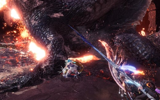 《怪物猎人：世界》群友嗨龙银趴：头部没有受到破坏和小陀螺嗨龙