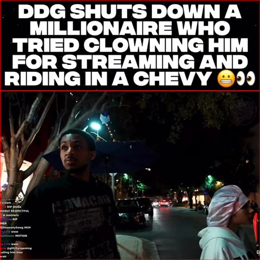 NewGenRap on Instagram: "#DDG shuts down a “millionaire” who tried clowning him for streaming and riding in a Chevy 👀😤 #viral #trending #explore #explorepage ✍️ @beingtripurari_"