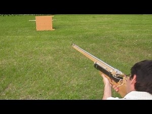 Shooting stuff with the homemade air gun