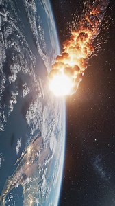 13K views · 258 reactions | A powerful visualization of a catastrophic asteroid impact, as seen from orbit.  #space #astronomy #NASA #fblifestyle #StarsEverywhere | Universe Wonders | Facebook