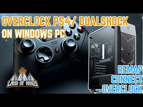 CONNECT, OVERCLOCK, & REMAP PS4 DUAL SHOCK CONTROLLERS TO PC/GAMEPASS!!!