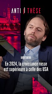 82 reactions · 4 comments | ◼ RUSSIE ◼ En 2024, la croissance de l'économie russe sera supérieure à celle de l'Union européenne et même des Etats-Unis. Cette croissance est-elle seulement liée aux dépenses militaires dans le cadre de la guerre en Ukraine? Pas uniquement, explique David Teurtrie. #Russie #croissance #guerre #ukraine #usa #militaire | Antithèse | Facebook