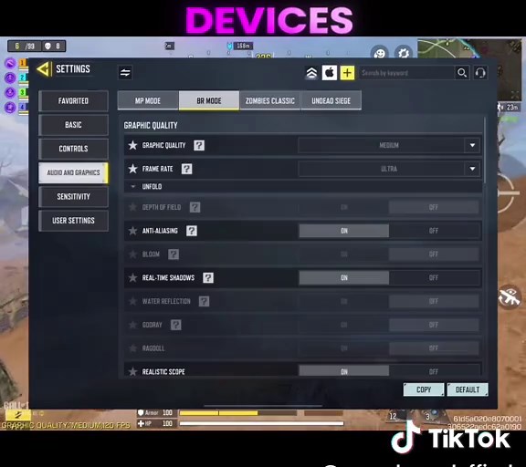 Best Graphic Settings for Call of Duty: Mobile Battle Royale