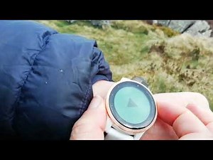 Testing the walk and navigate app on the Garmin Vivoactive smart watch