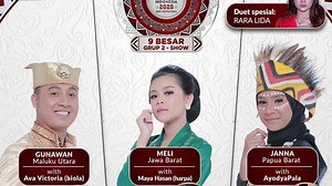 LINK LIVE STREAMING LIDA 2020, Giliran Grup 2 Bersaing Sengit, Meli & Janna dari Papua Siap Beraksi - Tribunjabar.id