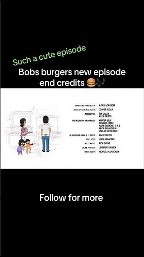 Bobs Burgers Credits