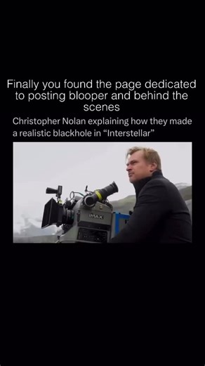 The Bloopers Room on Instagram: "When Christopher Nolan set out to portray a black hole in Interstellar (2014), he wanted it to be as scientifically accurate as possible, not just visually impressive. To do this, he partnered with renowned theoretical physicist Kip Thorne, who provided real equations based on Einstein’s theory of general relativity. Nolan’s goal was simple but ambitious: if audiences were going to see a black hole on screen, it should look the way it would in real life. Instead 