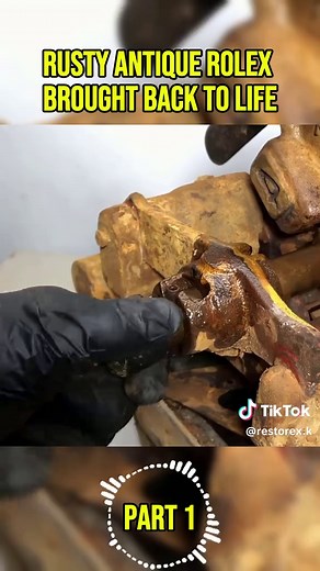 Restoring a Rusty Antique Rolex: Part 1