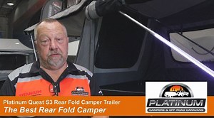 14 reactions | Platinum Quest S3 New model Rear floor camper trailer with new and improved main tent | Platinum Campers & Off Road Caravans | Facebook