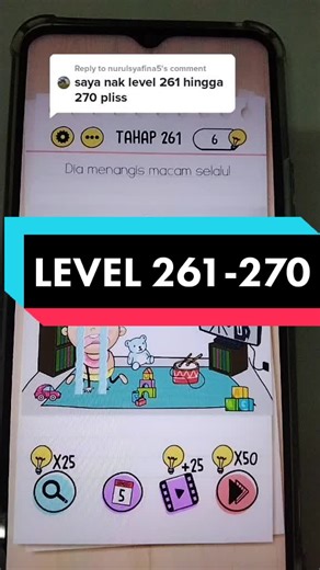 Brain Test: Level 270 Walkthrough, Answers, and Solutions