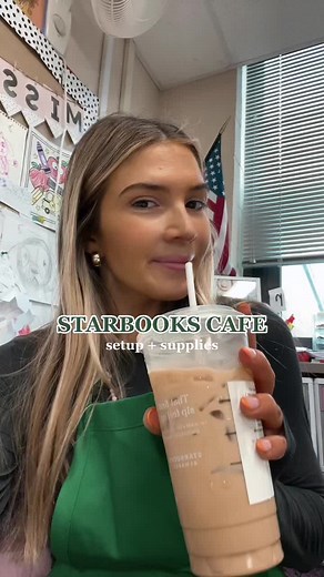 Starbooks Cafe Classroom Transformation for Book Tasting