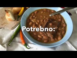 Pasulj sa suvim mesom, kako skuvati pasulj , korak po korak