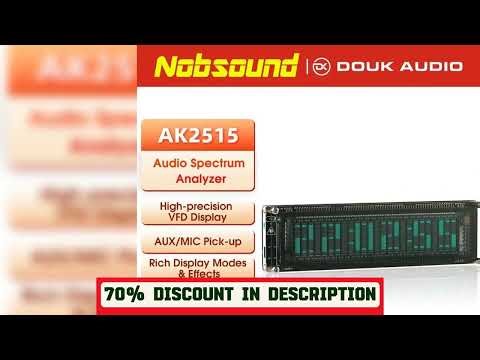 A must-have product! Nobsound AK2515 Bluetooth 5.0 MIC Pick up Audio Spectrum Analyzer VFD Sound L