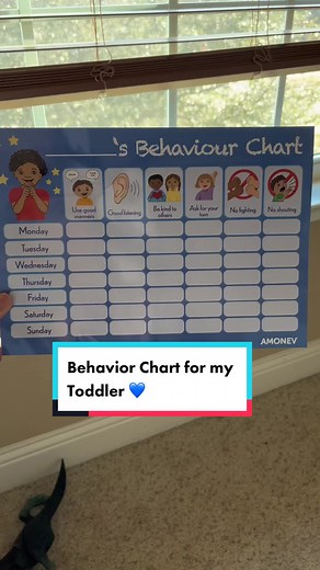 Effective Behavior Chart for Toddler Moms