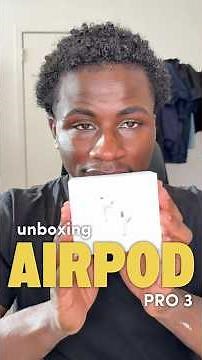 unboxing the new airpod pro 3! #apple #tech #lifestyle #vlog