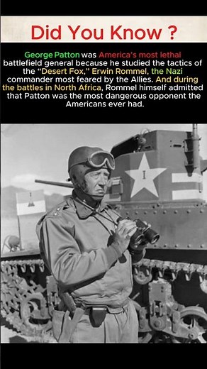 The Battle of Genius: Patton vs Rommel in North Africa #history #ww2