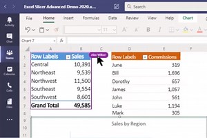 Teams - collaborating on Excel Pivot Table file - Imagine Training