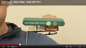 Microsoft shows off Omnitouch, turns any surface into a navigatable touchscreen