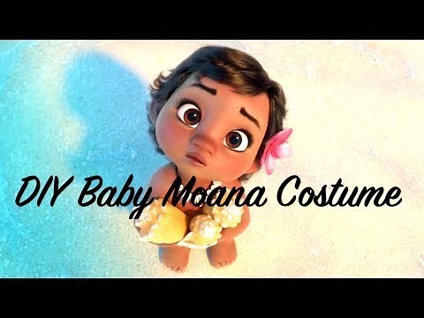 DIY Baby Moana costume