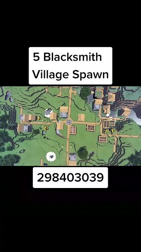 5 Blacksmith Village Seeds in Minecraft