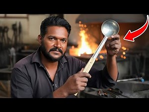 Making a Tea Spoon from Old Scrap | Blacksmith Forging Skill | Handmade Metal Spoon Craft