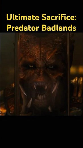 The Ultimate Sacrifice: Brother vs. Father | Predator: Badlands | #movie #predator #poppireels